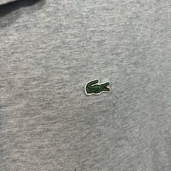 Lacoste Men's 2XL Short Sleeve Polo Shirt Regular Fit Grey XXL - Picture 5 of 9